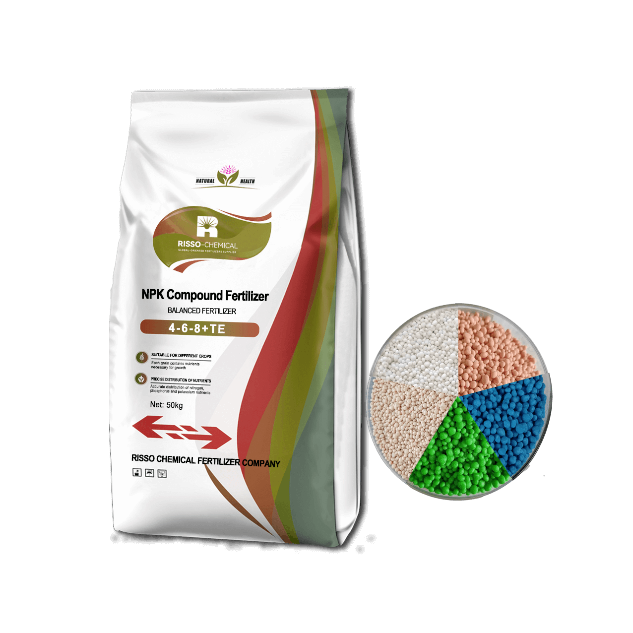Risso's NPK 4-6-8 Balanced Fertilizer