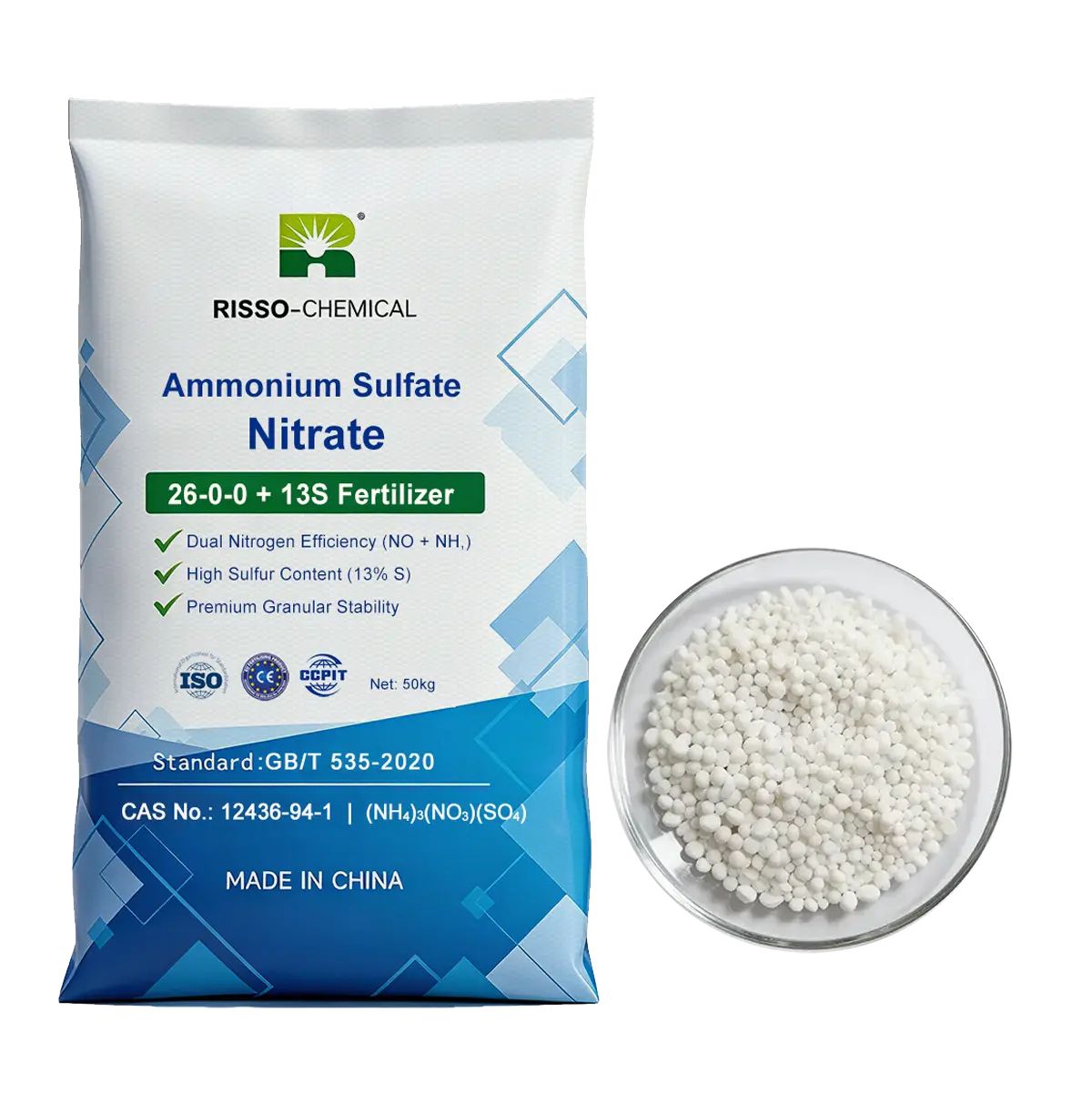 ASN Ammonium Sulfate Nitrate granular fertilizer 26-0-0+13S
