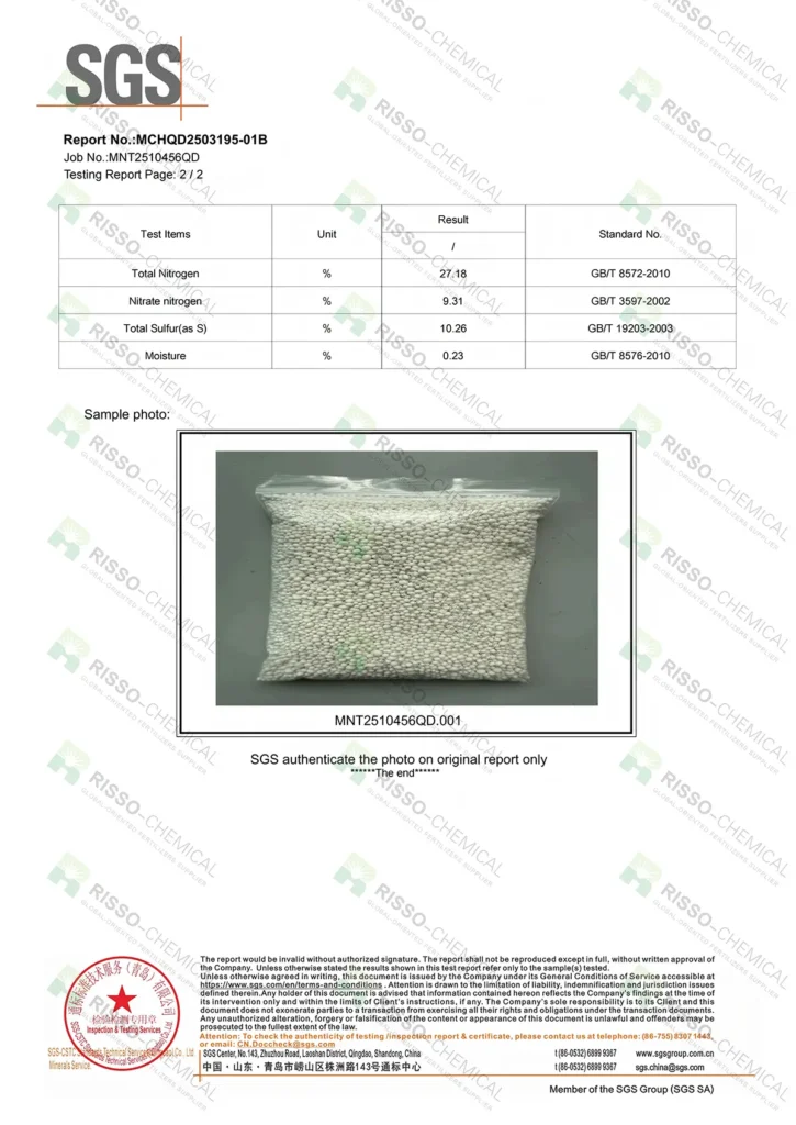 ASN-SGS Certification 2