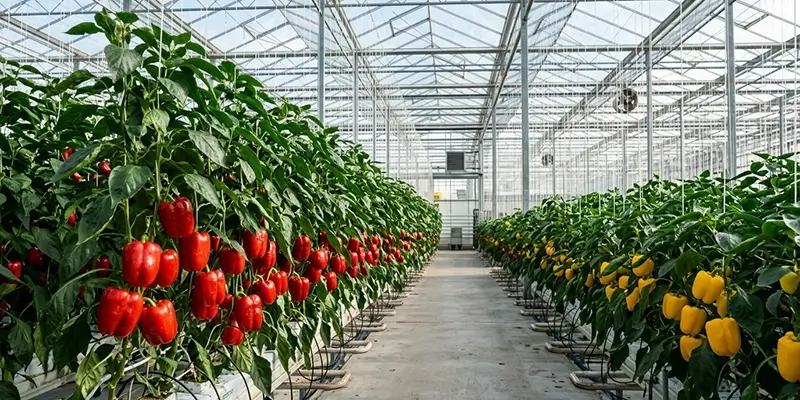 Bell_peppers_growing_in_greenhouse