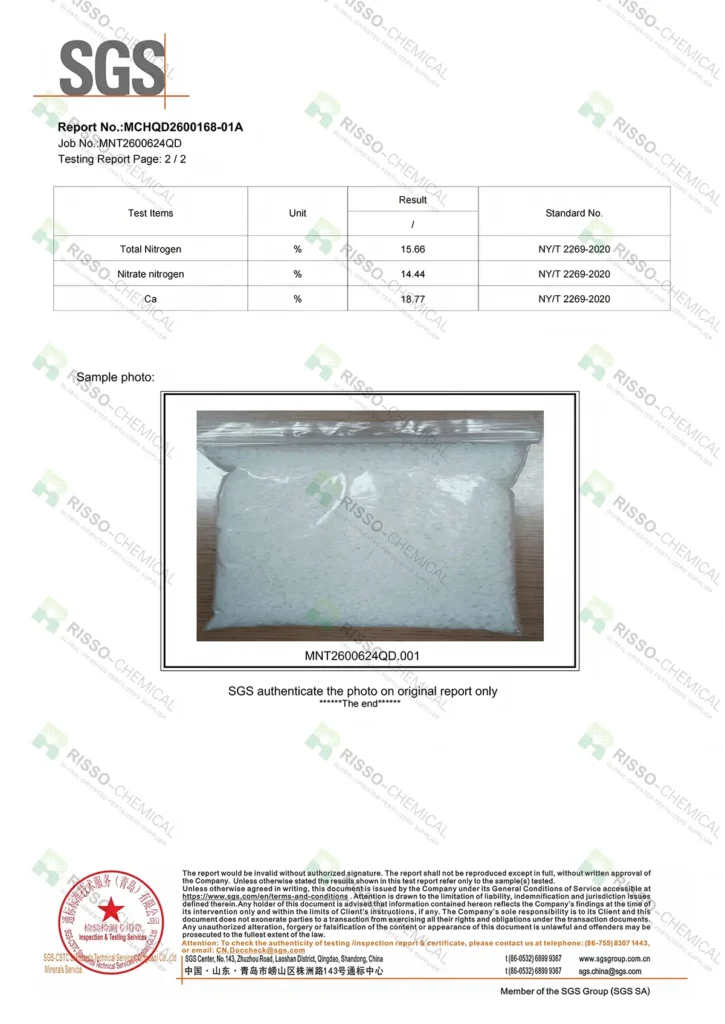 Calcium Nitrate SGS_02