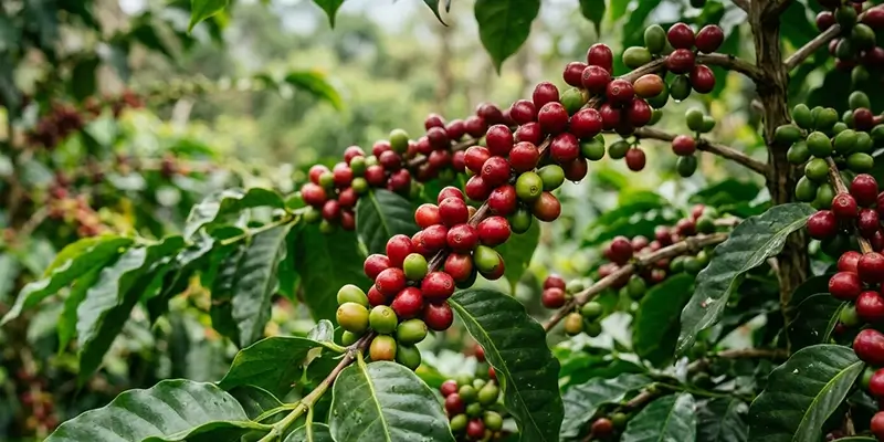 Coffee_cherries_on_branch_
