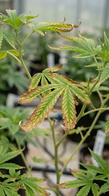 Hemp_plant_potassium_deficiency