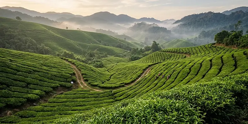 Tea_plantation_rolling_green_hills_