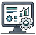Precision process control icon